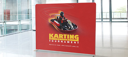 Straight Tension Pop-Up Display